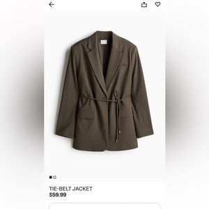 H&M Belted Blazer Jacket